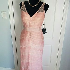 NWT Adrianna Papell Organza Mermaid Gown